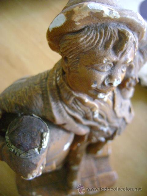 Coleccionismo de vinos y licores: Figura de borracho con brandy - Foto 2