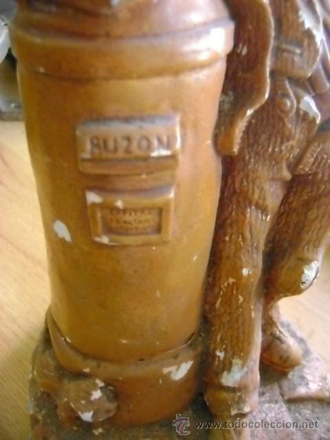Coleccionismo de vinos y licores: Figura de borracho con brandy - Foto 3
