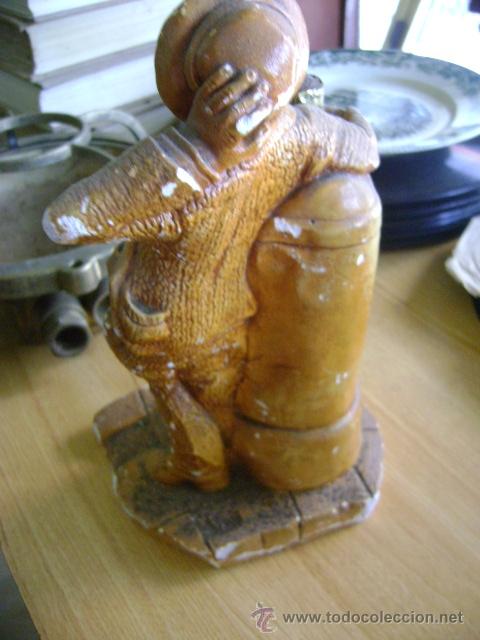 Coleccionismo de vinos y licores: Figura de borracho con brandy - Foto 7