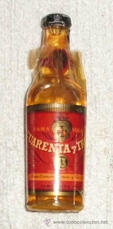 Coleccionismo de vinos y licores: BOTELLIN LICOR 43. DESTILERIA DIEGO ZAMORA CONESA. CARTAGENA   RF-2948
