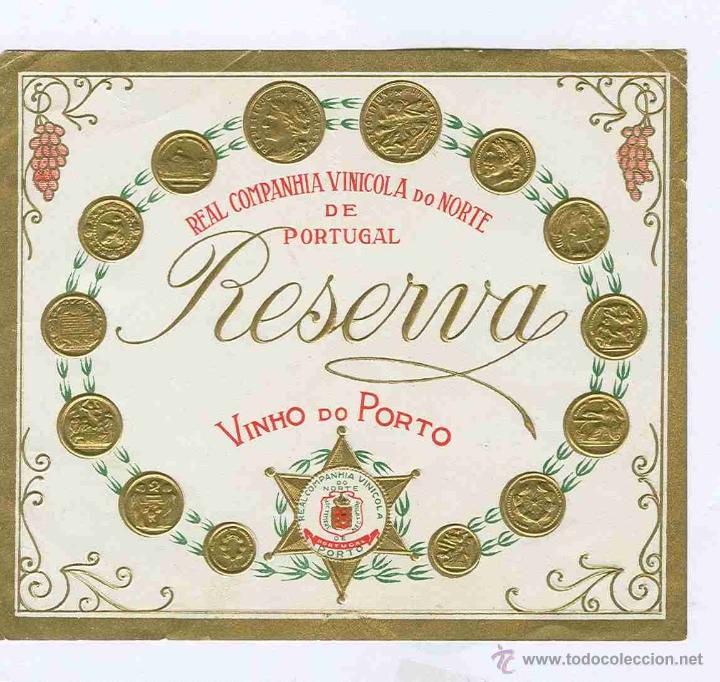 Coleccionismo de vinos y licores: ETIQUETA VINO OPORTO