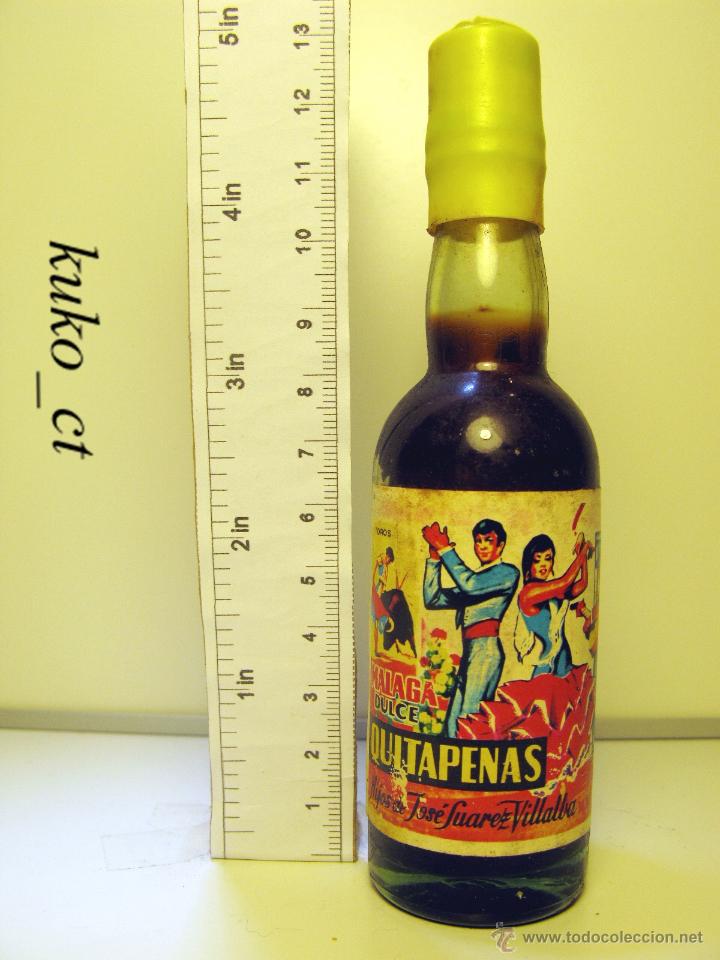 Sammlung von Weinen und Lik&ouml;ren: BOTELLITA BOTELLIN DULCE QUITAPENAS MALAGA BODEGAS HIJOS DE JOSE SUAREZ VILLALBA