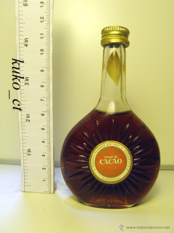 Collectionnisme de vins et liqueurs: BOTELLITA BOTELLIN CREME DE CACAO BARDINET BORDEAUX