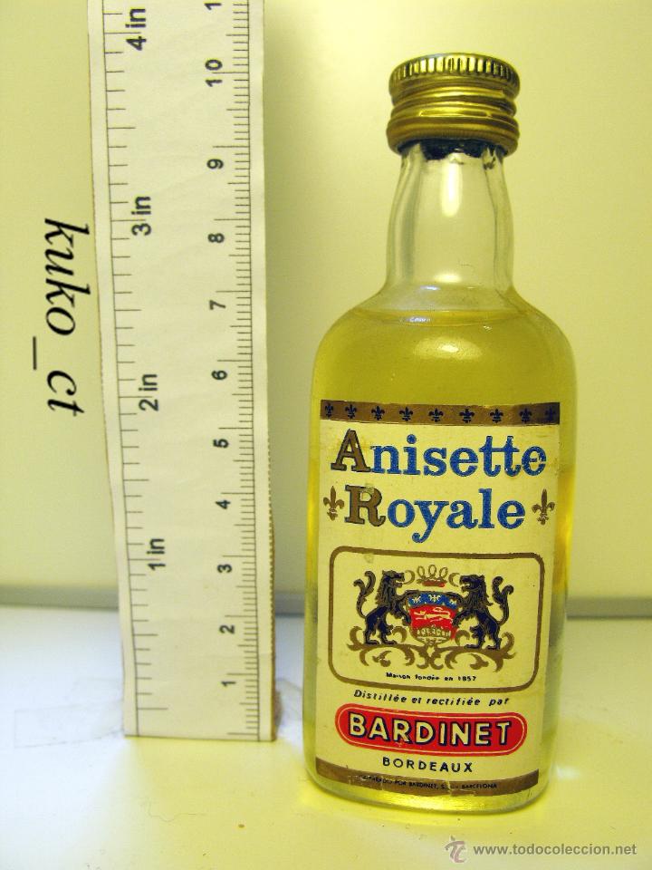 Collectionnisme de vins et liqueurs: BOTELLITA BOTELLIN ANISETTE ROYALE  BARDINET BORDEAUX