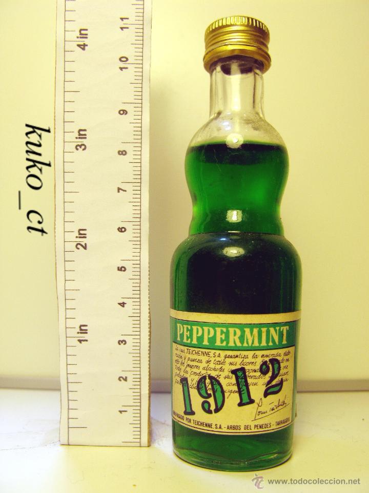 Sammlung von Weinen und Lik&ouml;ren: BOTELLITA BOTELLIN PEPPERMINT 1912 DESTILERIAS TEICHENNE