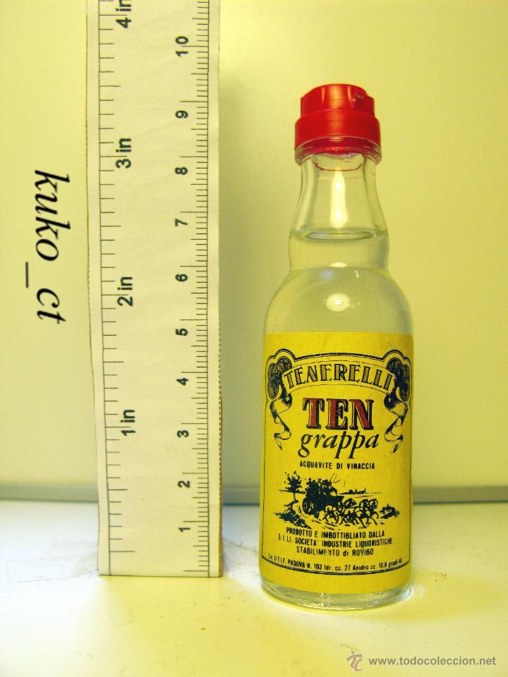 Sammlung von Weinen und Lik&ouml;ren: BOTELLITA BOTELLIN GRAPPA TEN TENERELLI DESTILERIAS IND. LIQUORISTICHE
