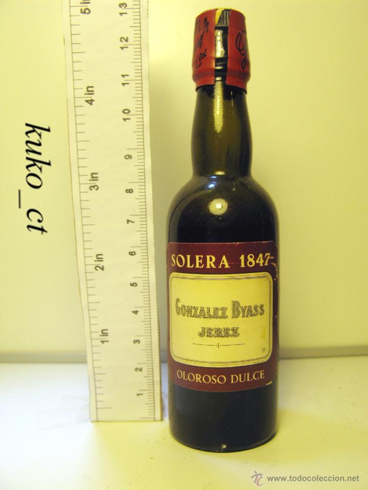 Sammlung von Weinen und Lik&ouml;ren: BOTELLITA BOTELLIN GONZALEZ BYASS SOLERA 1847 OLOROSO DULCE JEREZ DE LA FRONTERA