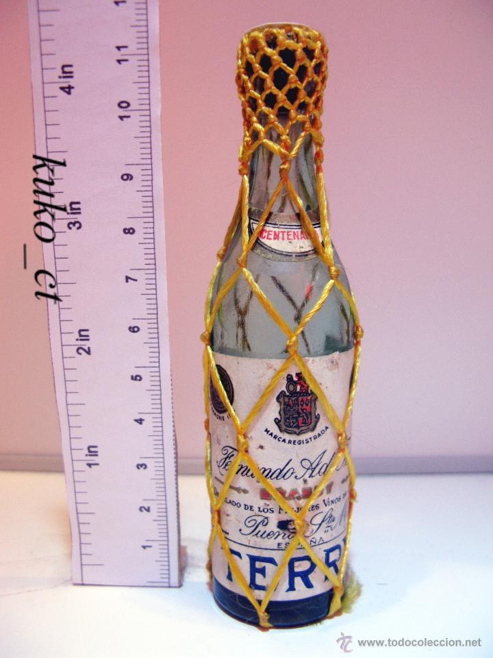 Coleccionismo de vinos y licores: BOTELLITA BOTELLIN TERRY BRANDY CENTENARIO FERNANDO A. DE TERRY PUERTO SANTA MARIA JEREZ