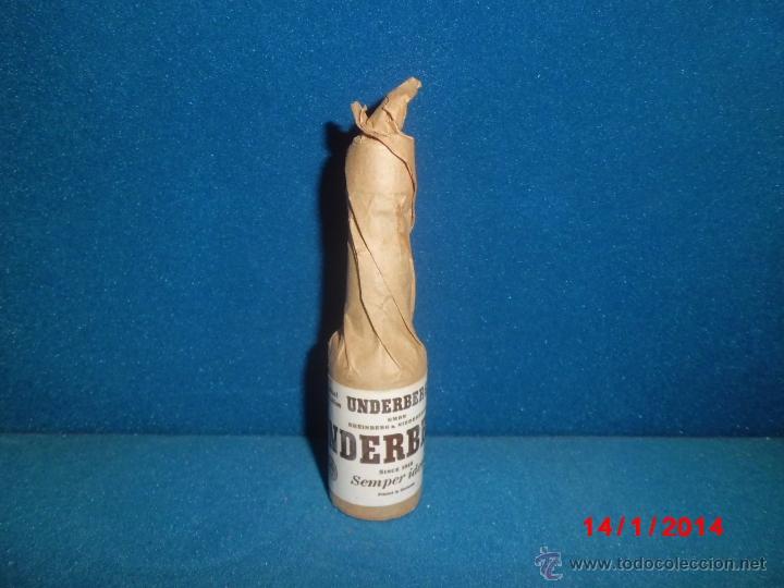 Coleccionismo de vinos y licores: BOTELLIN DE LICOR UNDERBERG ALEMANIA