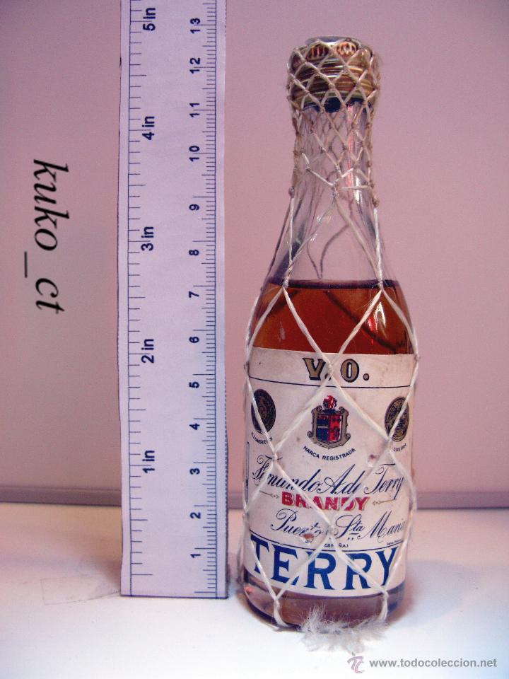 Coleccionismo de vinos y licores: BOTELLITA BOTELLIN TERRY BRANDY V.O  FERNANDO A. DE TERRY PUERTO SANTA MARIA JEREZ