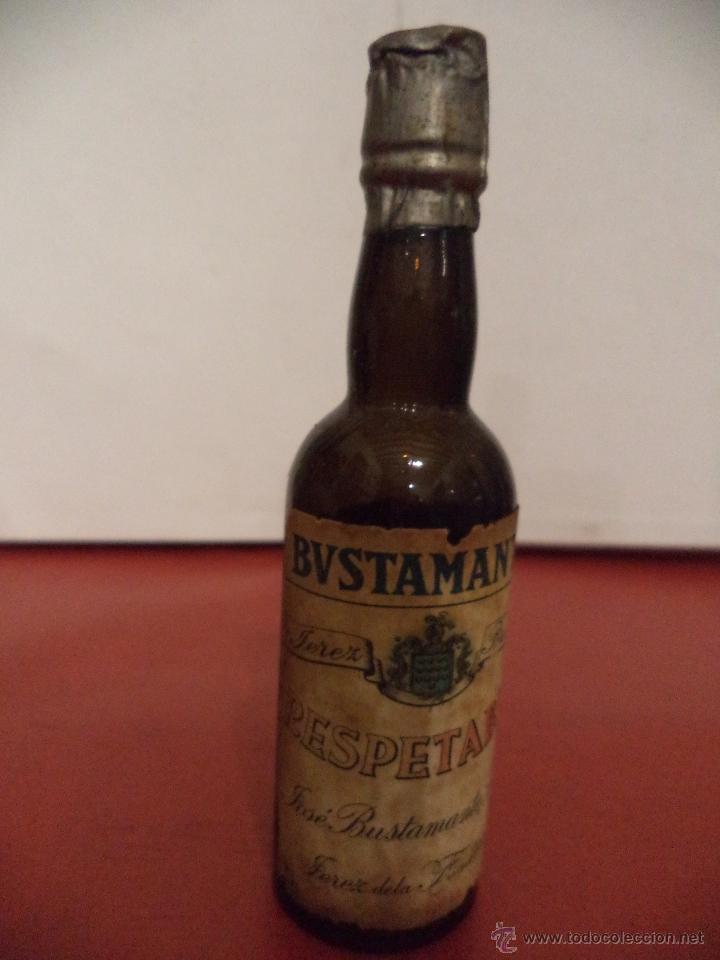 Collection of wines and liquors: BOTELLIN DE BRANDY JEREZ. JOS&Eacute; BUSTAMANTE, S. L. JEREZ DE LA FRONTERA.