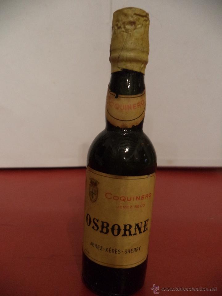 Colecionismo de vinhos e licores: BOTELLIN COQUINERO, JEREZ SECO. JEREZ - X&Eacute;R&Egrave;S - SHERRY. OSBORNE. PUERTO SANTA MAR&Iacute;A.