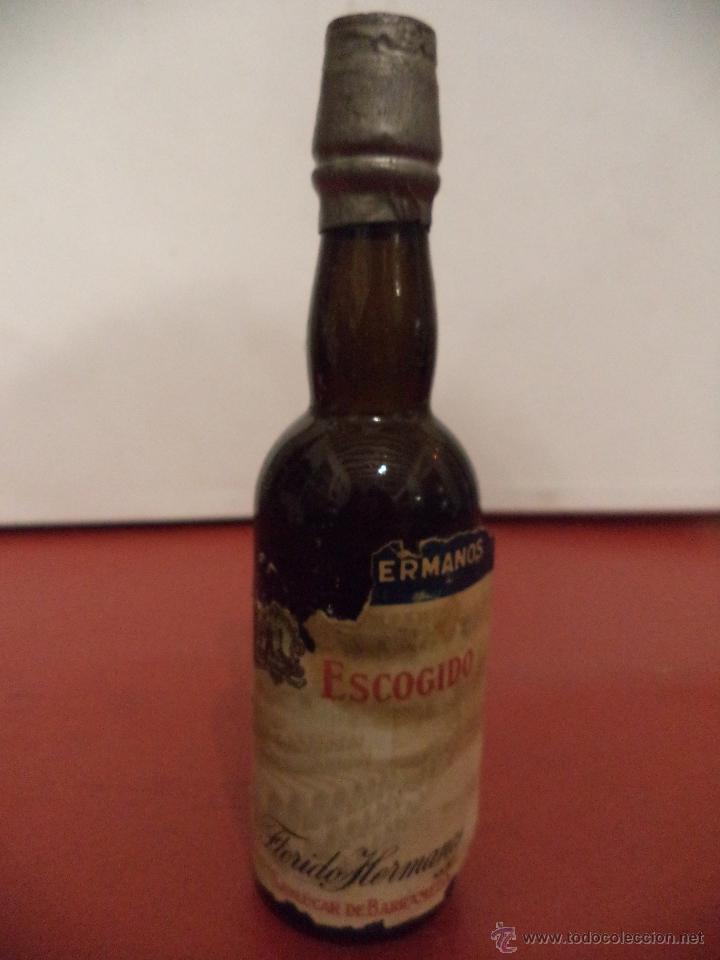Colecionismo de vinhos e licores: BOTELLIN ESCOGIDO. FLORIDO HERMANOS. SANLUCAR DE BARRAMEDA.