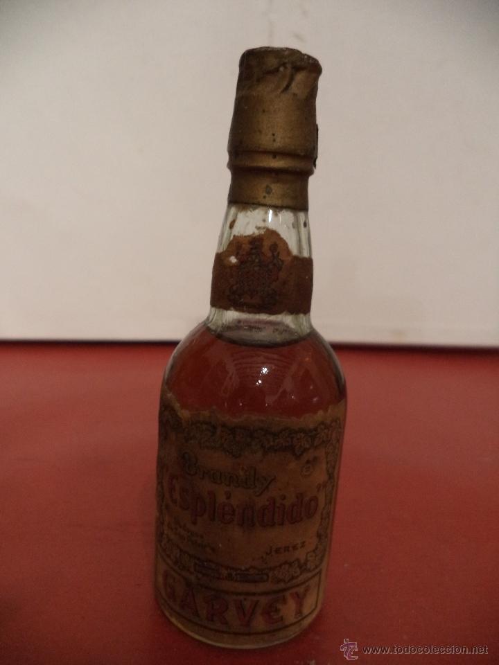 Coleccionismo de vinos y licores: BOTELLIN DE BRANDY ESPL&Eacute;NDIDO GARVEY BODEGAS DE SAN PATRICIO. JEREZ