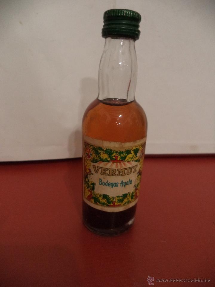 Coleccionismo de vinos y licores: BOTELLIN DE VERMUT. BODEGAS AYALA. ALICANTE.