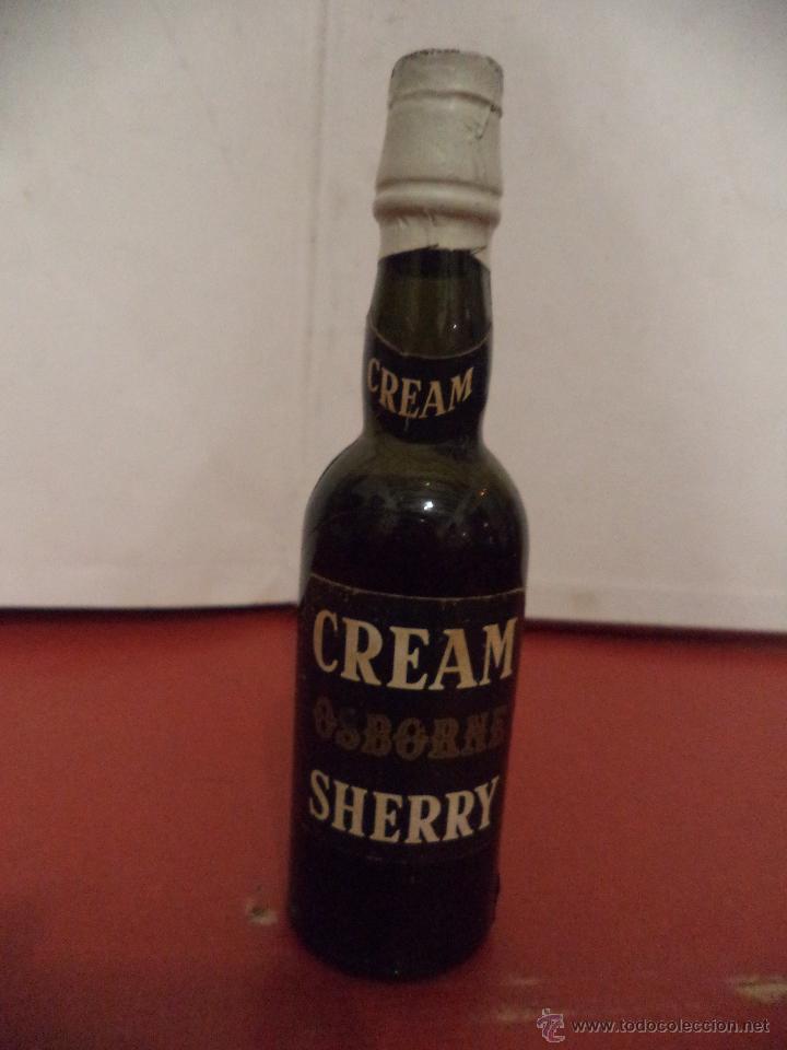 Colecionismo de vinhos e licores: BOTELLIN DE CREAM OSBORNE SHERRY . BODEGAS OSBORNE. PUERTO DE SANTA MARIA.