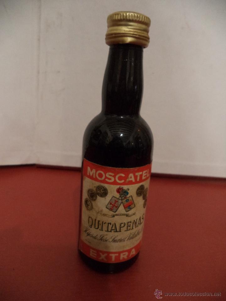 Colecionismo de vinhos e licores: BOTELLIN DE MOSCATEL QUITAPENAS. HILOS DE JOSE SUAREZ VILLALBA, S.L. ESPA&Ntilde;A