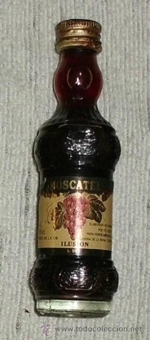 Coleccionismo de vinos y licores: BOTELLIN MOSCATEL ILUSION. VINO DE LICOR. PUNTA AMEZUA S. L. TOLEDO   RF-3059