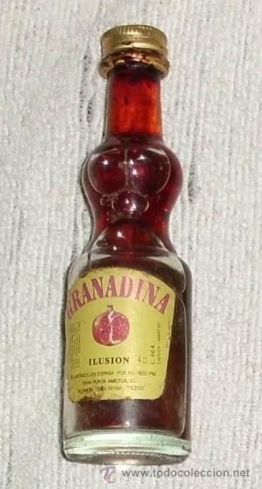 Coleccionismo de vinos y licores: BOTELLIN LICOR GRANADINA ILUSION. PUNTA AMEZUA S. L. TOLEDO   RF-3063