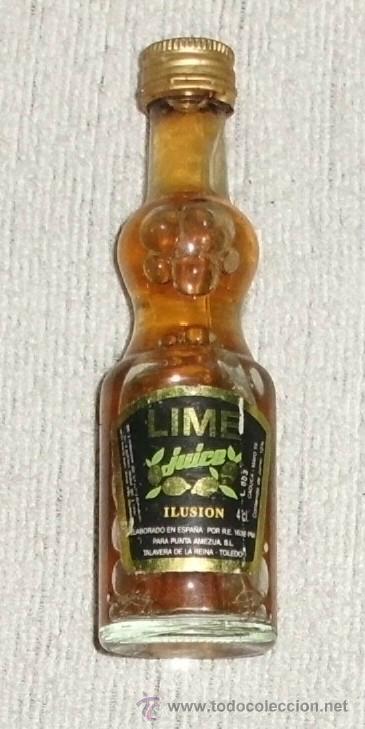 Coleccionismo de vinos y licores: BOTELLIN LICOR LIME ILUSION. PUNTA AMEZUA S. L. TOLEDO    RF-3064