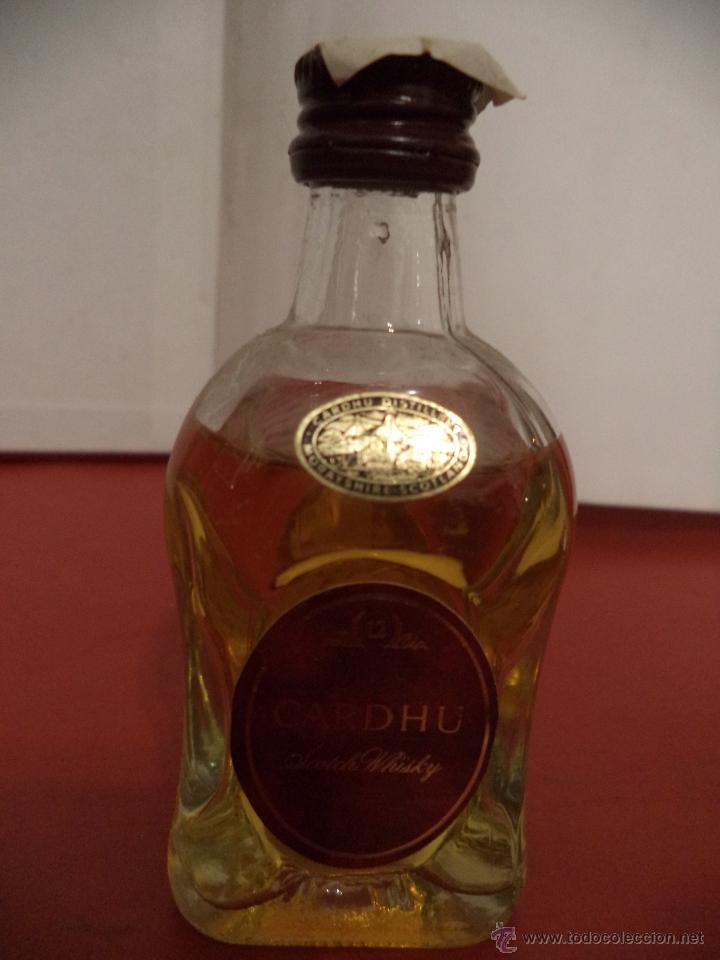 Collectionnisme de vins et liqueurs: BOTELLIN DE WHISKY CARDHU. AGED 12 YEARS. THE CARDHU DISTILLERY. SCOTLAND.
