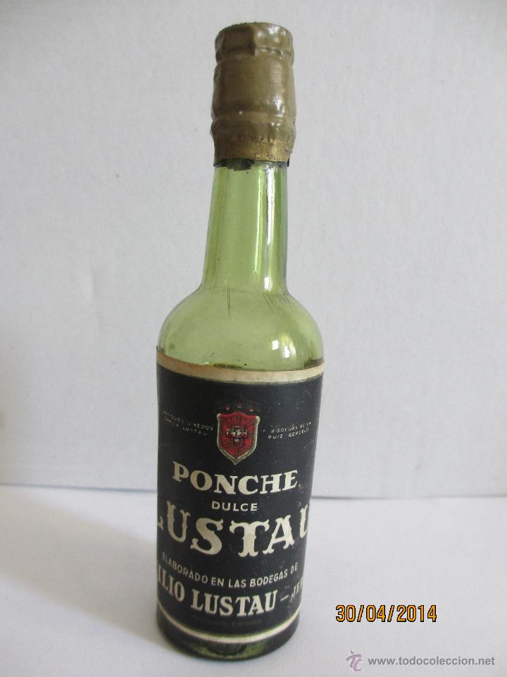 Coleccionismo de vinos y licores: BOTELLIN DE VINO DULCE PONCHE LUSTAU. BODEGAS EMILIO LUSTAU. JEREZ (ESPA&Ntilde;A).
