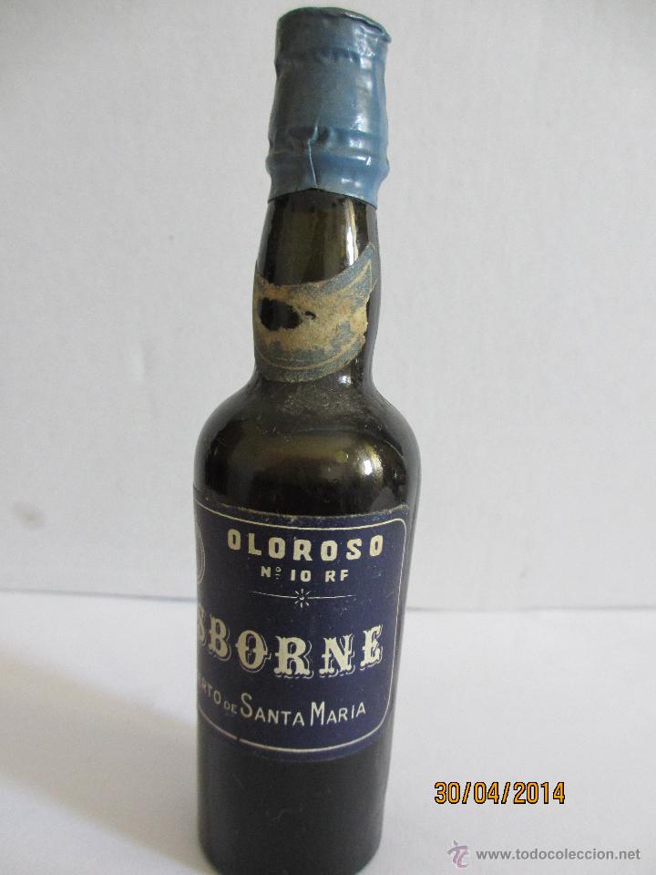 Coleccionismo de vinos y licores: BOTELLIN DE VINO OLOROSO N&ordm; 10 RF. BODEGAS OSBORNE. PUERTO DE SANTA MARIA (ESPA&Ntilde;A).