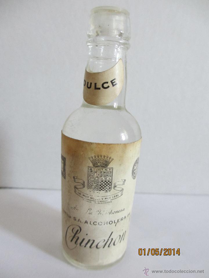 Collectionnisme de vins et liqueurs: BOTELLIN DE AN&Iacute;S LA CHINCHONESA DE LA S. A. ALCOHOLERA DE CHINC&Oacute;N. ESPA&Ntilde;A.