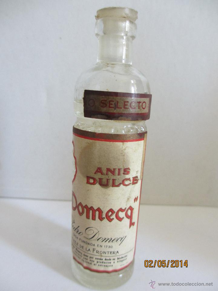 Collectionnisme de vins et liqueurs: BOTELLIN DE AN&Iacute;S DULCE DOMECQ. PEDRO DOMECQ. JEREZ DE LA FRONTERA - ESPA&Ntilde;A.