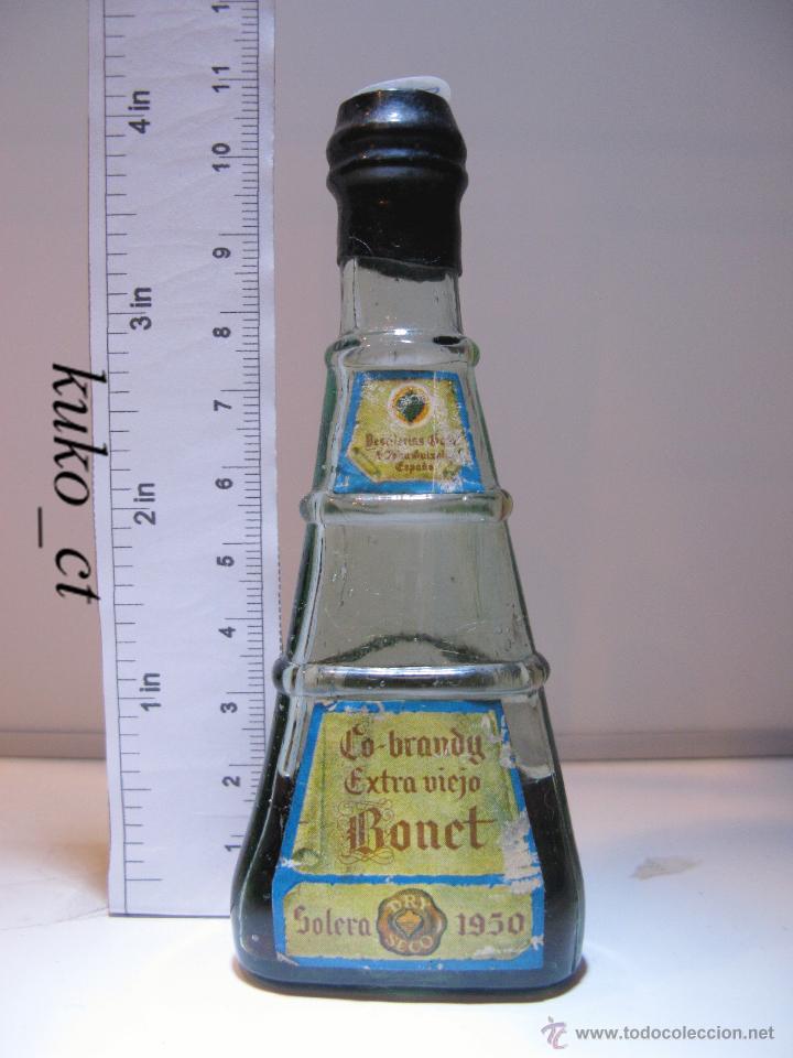Coleccionismo de vinos y licores: BOTELLITA BOTELLIN CO BRANDY BONET EXTRA VIEJO SOLERA 1950 DESTILERIAS BONET