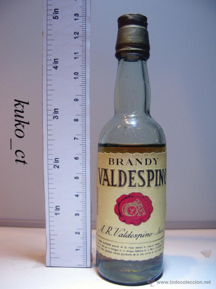 Coleccionismo de vinos y licores: BOTELLITA BOTELLIN BRANDY A.R.VALDESPINO JEREZ DE LA FRONTERA