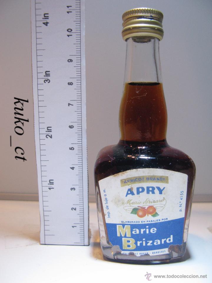 Coleccionismo de vinos y licores: BOTELLITA BOTELLIN APRICOT BRANDY APRY  MARIE BRIZARD PASAJES