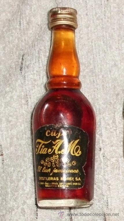 Coleccionismo de vinos y licores: BOTELLIN CAFE TIA A. ME. LICOR JAMAICANO. DESTILERIA MOREY. MALLORCA   RF-3286