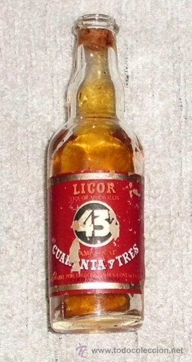 Coleccionismo de vinos y licores: BOTELLIN LICOR 43. DIEGO ZAMORA CONESA. CARTAGENA   RF-3300