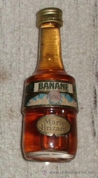Coleccionismo de vinos y licores: BOTELLIN LICOR DE BANANE MARIE BRIZARD   RF-3319
