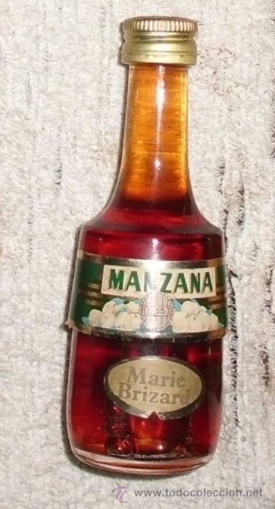 Coleccionismo de vinos y licores: BOTELLIN LICOR DE MANZAN MARIE BRIZARD   RF-3330