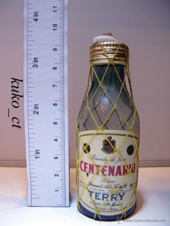 Coleccionismo de vinos y licores: BOTELLITA BOTELLIN BRANDY TERRY CENTENARIO FERNANDO A. DE TERRY PUERTO SANTA MARIA