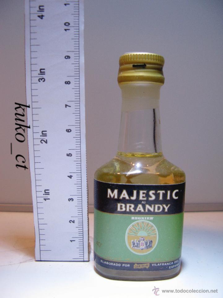 Coleccionismo de vinos y licores: BOTELLITA BOTELLIN MAJESTIC AL BRANDY DESTILERIAS REGNIER