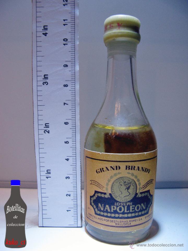 Coleccionismo de vinos y licores: BOTELLITA BOTELLIN JOSEPH NAPOLEON GRAND BRANDY DESTILERIAS MOREY