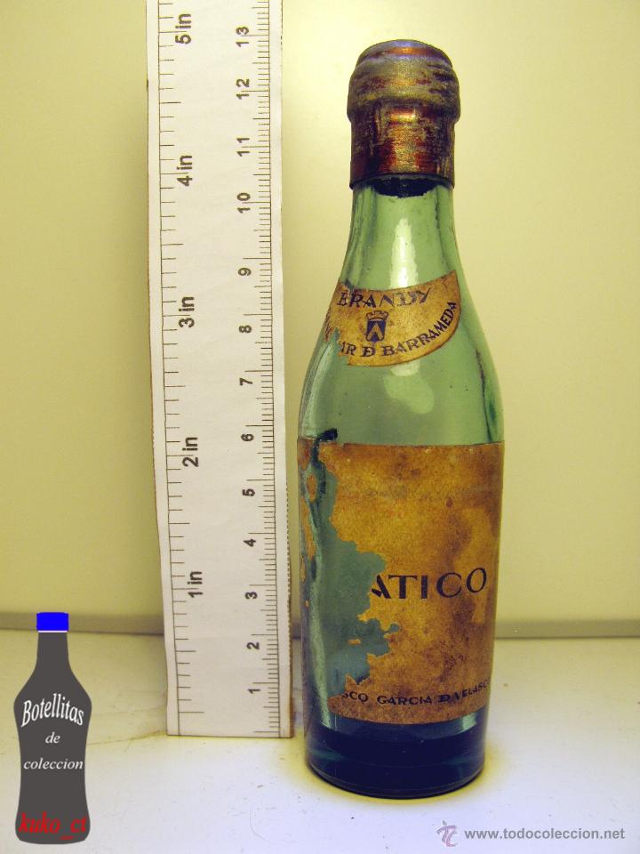 Coleccionismo de vinos y licores: BOTELLITA BOTELLIN BRANDY DIPLOMATICO GARCIA D VELASCO SANLUCAR DE BARRAMEDA
