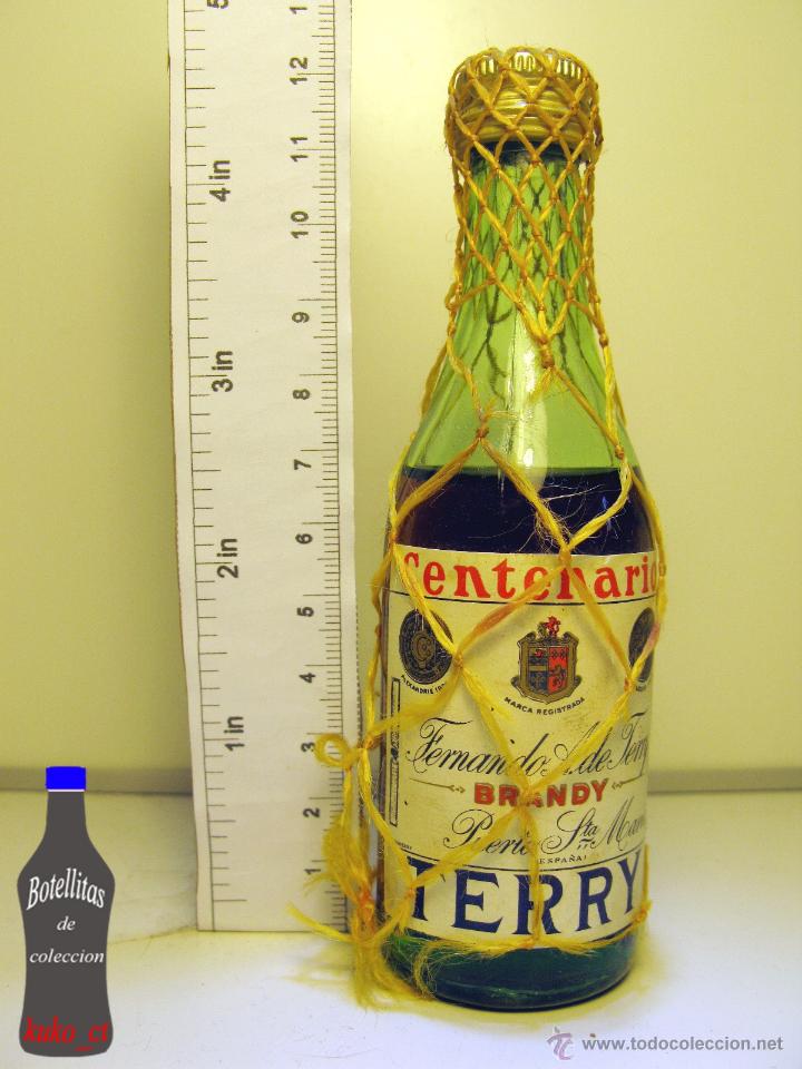 Coleccionismo de vinos y licores: BOTELLITA BOTELLIN BRANDY TERRY CENTENARIO FERNANDO A. DE TERRY PUERTO SANTA MARIA