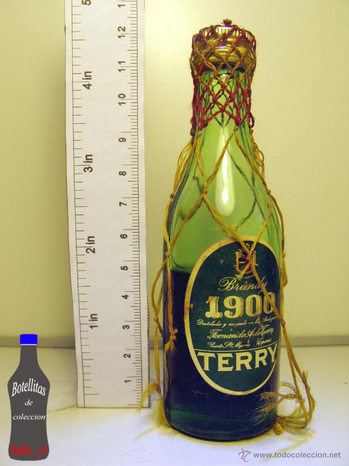 Coleccionismo de vinos y licores: BOTELLITA BOTELLIN BRANDY 1900 FERNANDO A. DE TERRY PUERTO SANTA MARIA