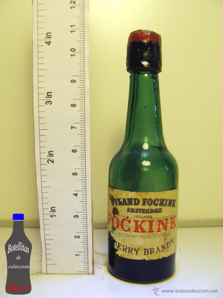 Coleccionismo de vinos y licores: BOTELLITA BOTELLIN CHEERY BRANDY WYNAND FOCKINK AMSTERDAM HOLLAND