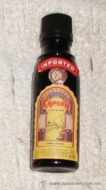 Coleccionismo de vinos y licores: BOTELLIN KAHLUA. LICOR DE CAFE. KAHLUA S. A. MEXICO   RF-3620
