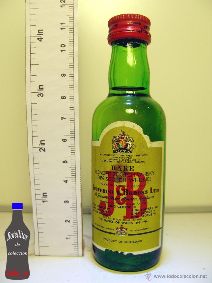 Coleccionismo de vinos y licores: BOTELLITA BOTELLIN WHISKY J & B BLENDED SCOTCH JUSTERINI & BROOKS