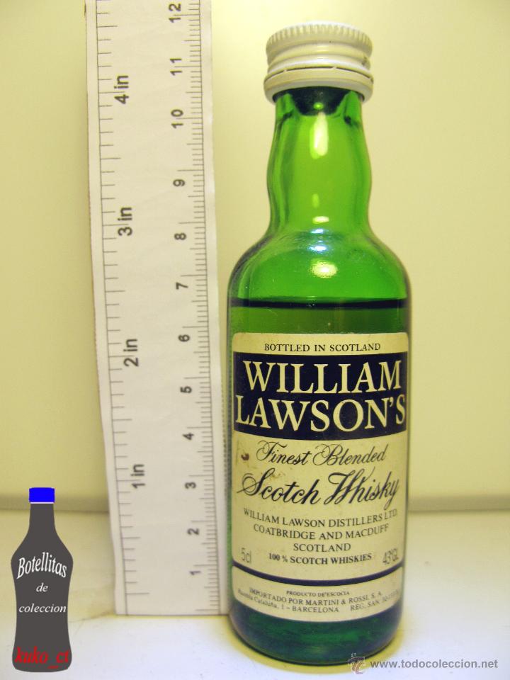 Coleccionismo de vinos y licores: BOTELLITA BOTELLIN WILLIAM LAWSON&acute;S FINEST BLENDED SCOTCH WHISKY