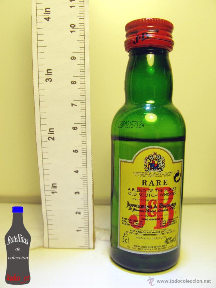 Coleccionismo de vinos y licores: BOTELLITA BOTELLIN WHISKY J & B BLENDED SCOTCH JUSTERINI & BROOKS