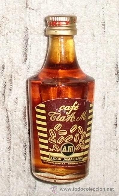 Coleccionismo de vinos y licores: BOTELLIN CAFE TIA A. M. LICOR JAMAICANO. DESTILERIA MOREY. MALLORCA  RF-3708