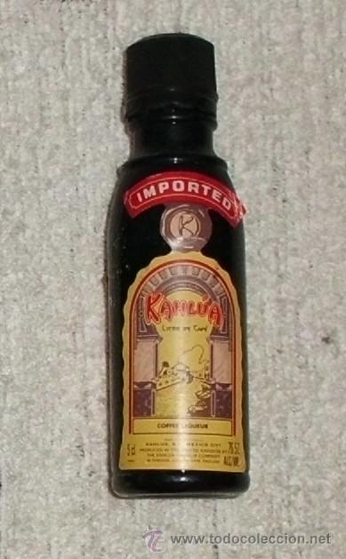 Coleccionismo de vinos y licores: BOTELLIN KAHLUA. LICOR DE CAFE. KAHLUA S. A. MEXICO   RF-3733