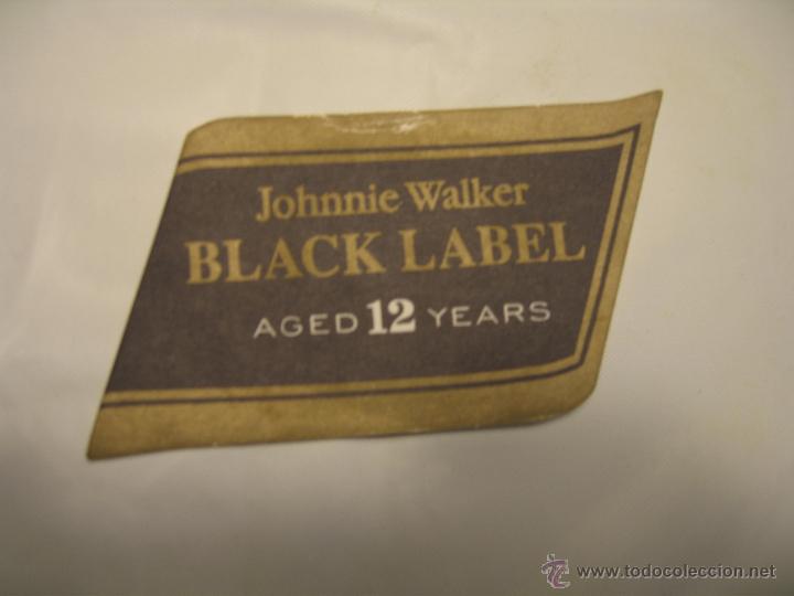 Coleccionismo de vinos y licores: posavaso posavasos whisky Johnnie Walker - Black Label - Aged 12 Years.
